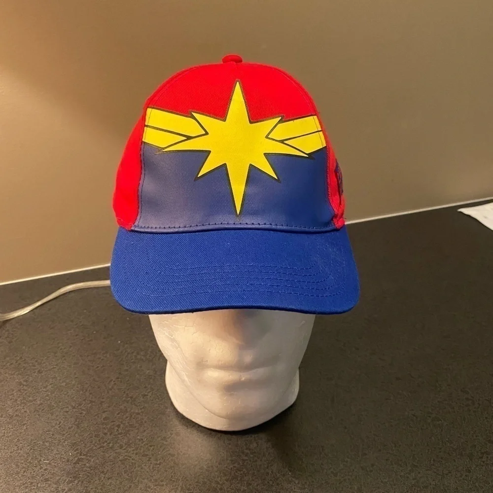 Marvel X Captain Marvel Hat NWT